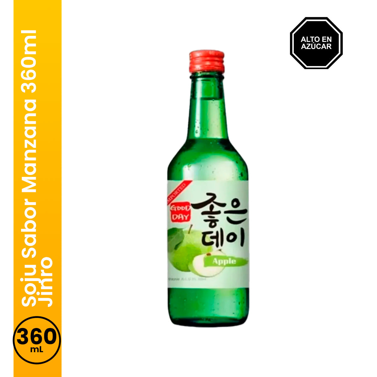 Soju Sabor Manzana 360ml Jinro
