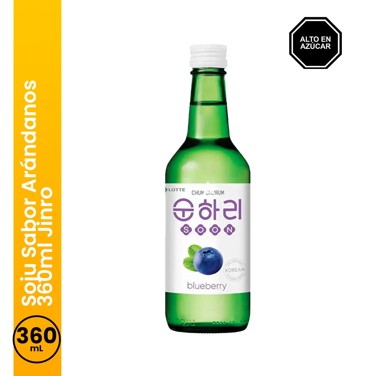Soju Sabor Arándanos 360ml Jinro