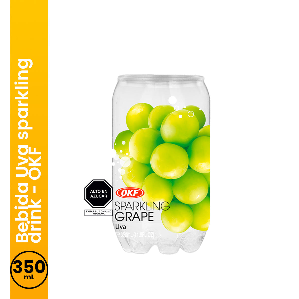 Bebida Uva sparkling drink 350ml OKF