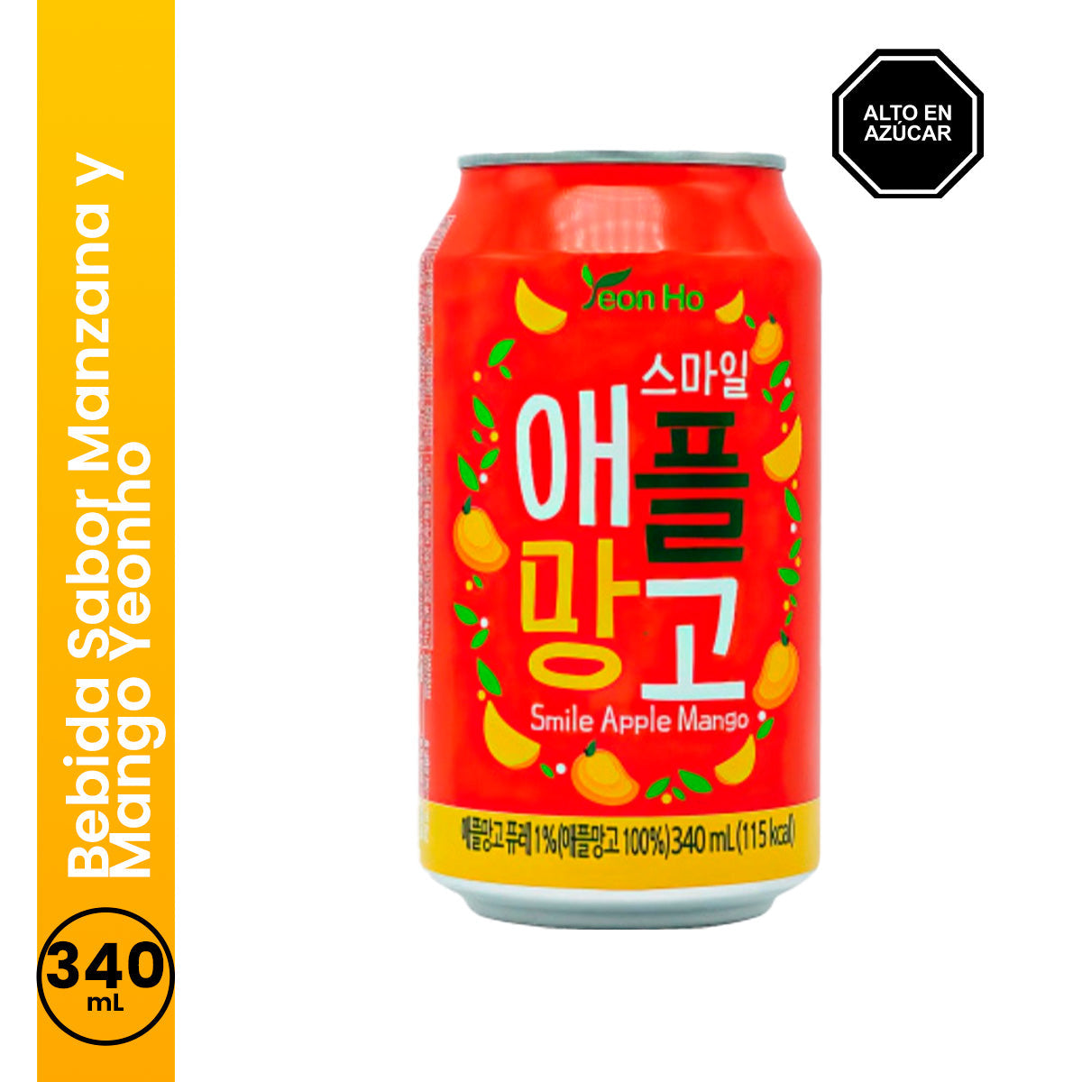 Bebida Sabor Manzana y Mango 340ml Yeonho