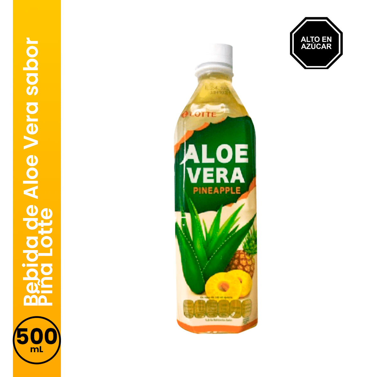 Bebida de Aloe Vera sabor Piña 500ml Lotte