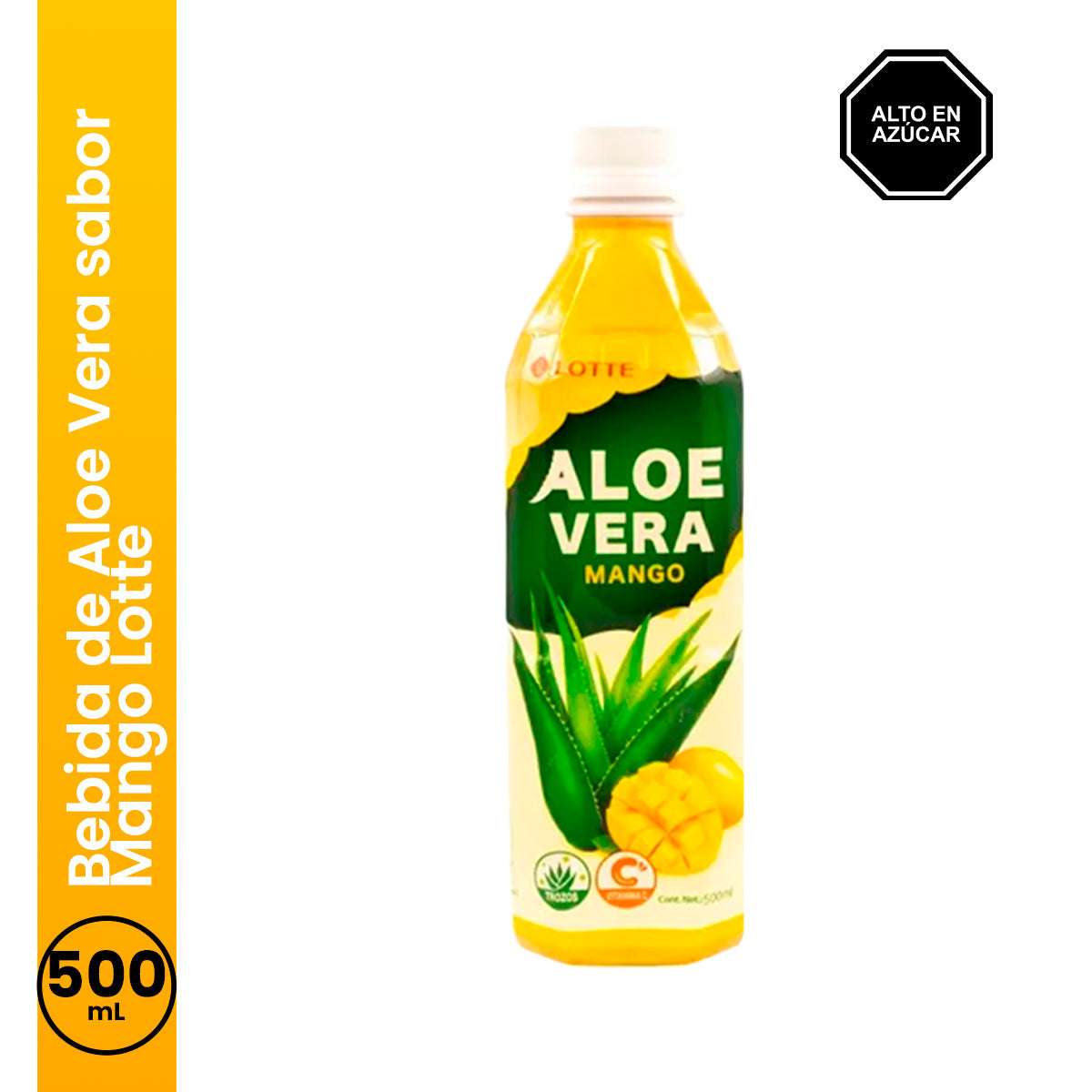 Bebida de Aloe Vera sabor Mango 500ml Lotte