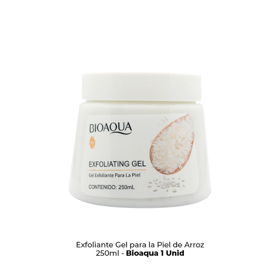 Exfoliante Gel para Piel de Arroz 250ml - Bioaqua