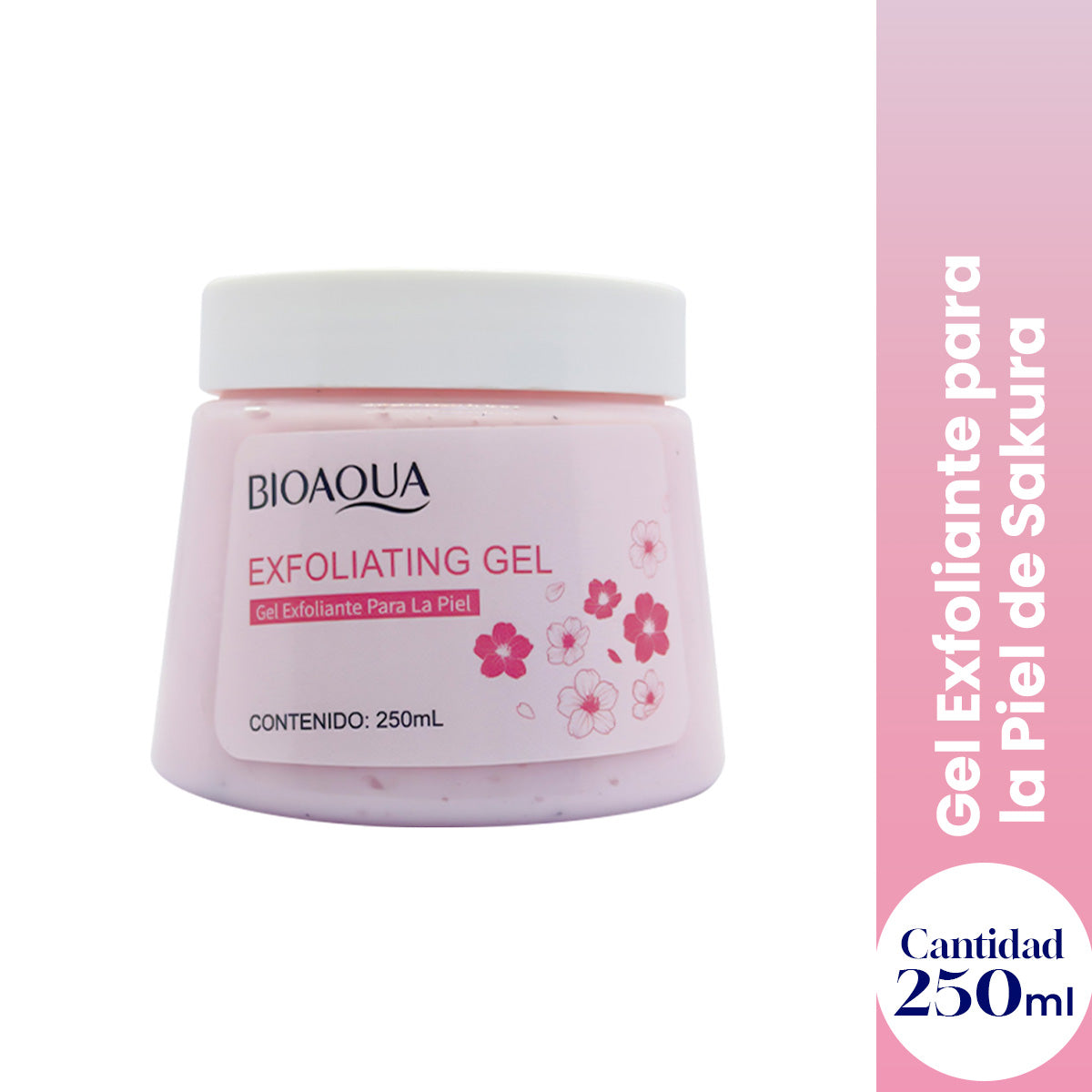 ¡liquidación! Gel Exfoliante para la Piel de Sakura 250gr - Bioaqua