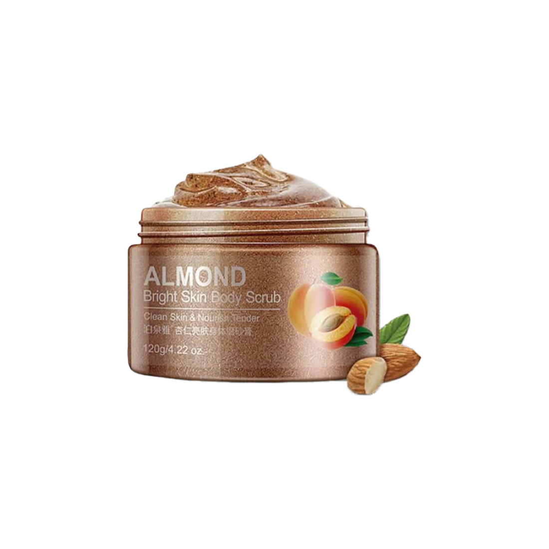 Almond Bright Skin Body Scrub 120gr - Bioaqua