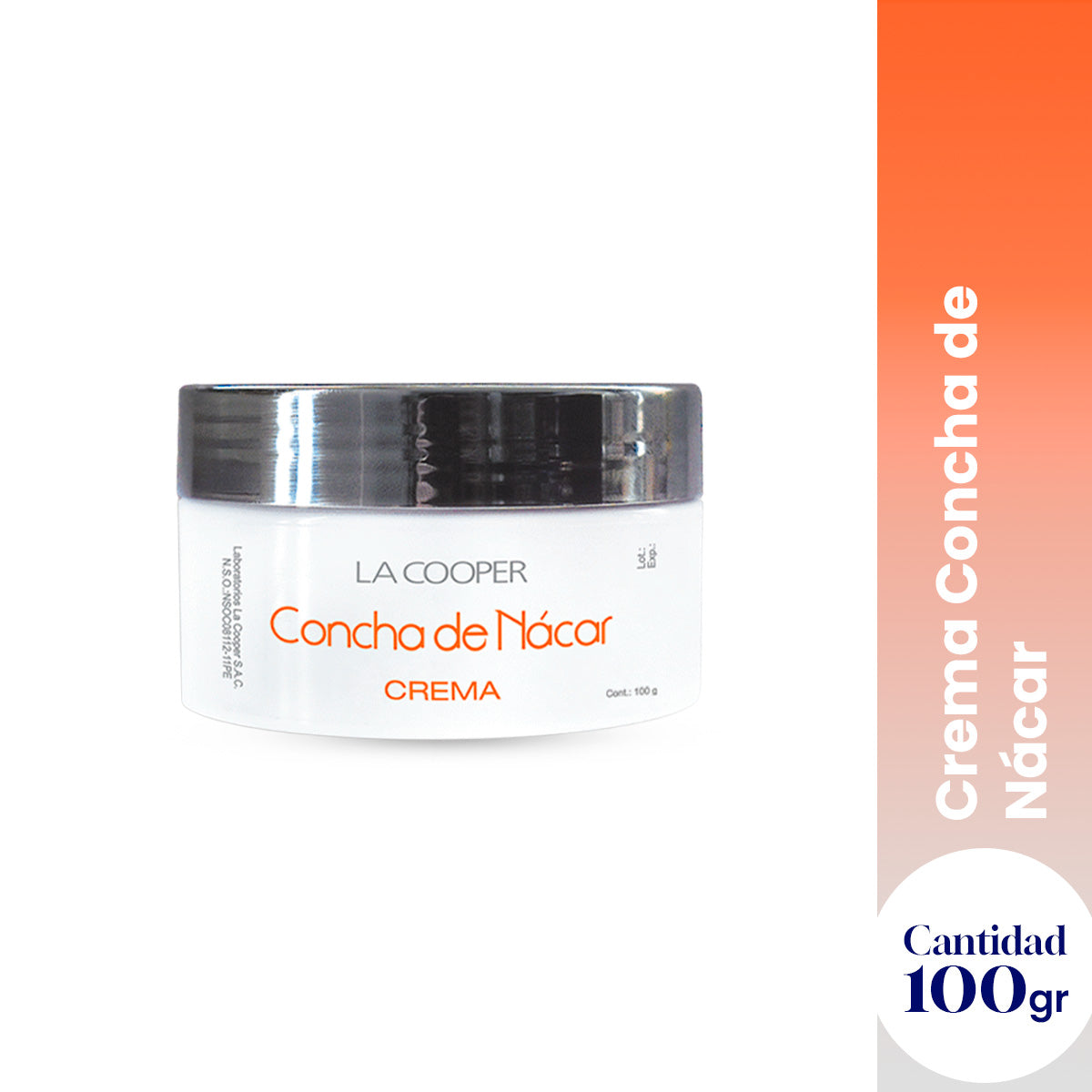 Crema de Concha de Nácar 100g - La Cooper
