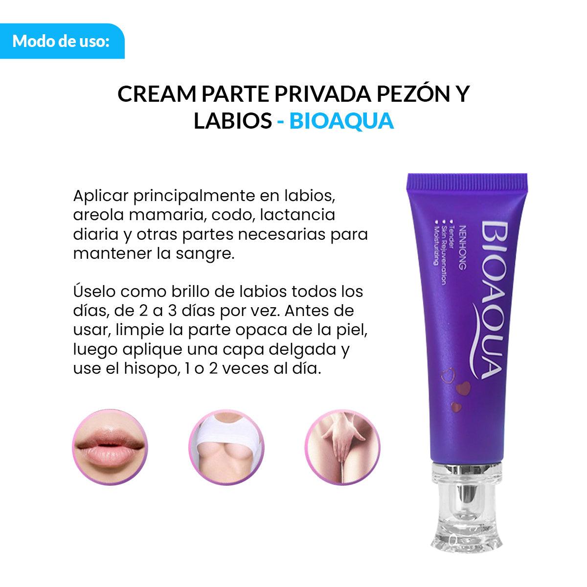 ¡liquidación! BIOAQUA Nenhong Crema Aclarante de Flor de Cerezo – 30g