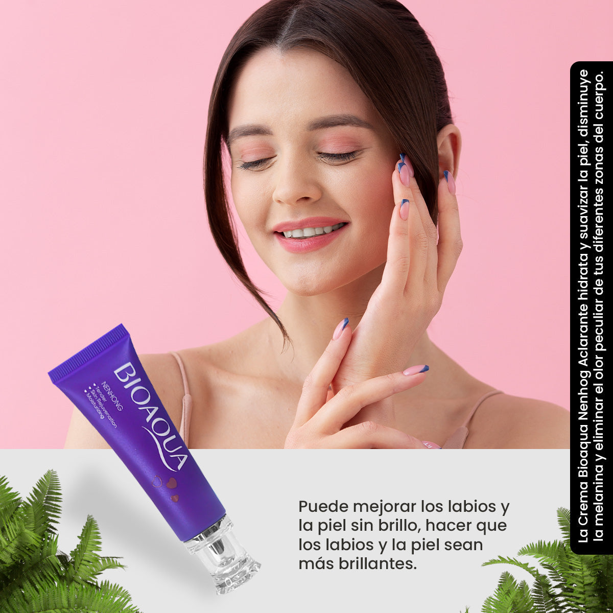 ¡liquidación! BIOAQUA Nenhong Crema Aclarante de Flor de Cerezo – 30g