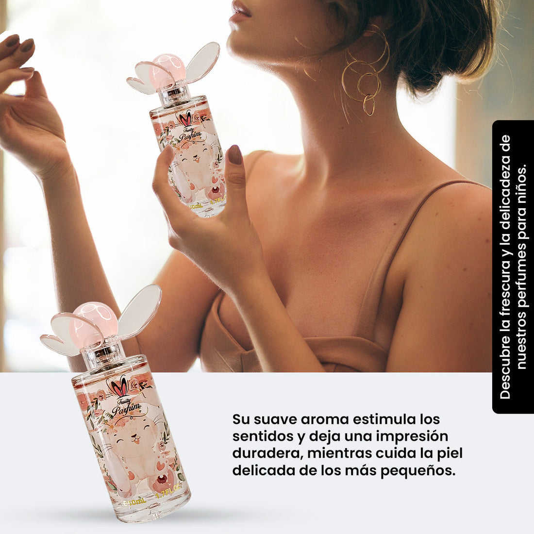 ECORINCIA – PERFUME INFANTIL SUAVE – FRUITY PARFUM CONEJITA – 50ML