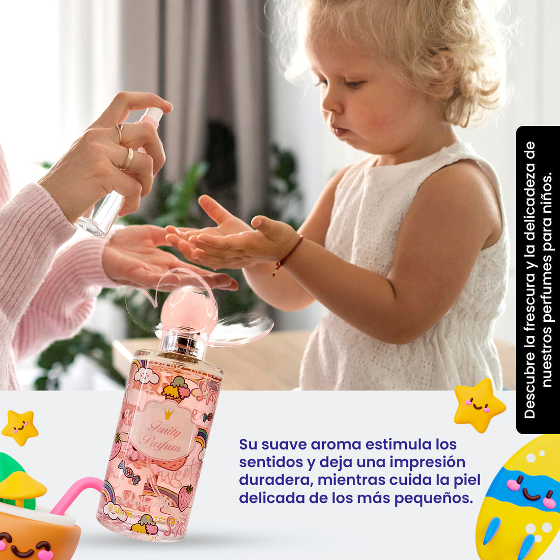 ECORINCIA – PERFUME INFANTIL SUAVE – FRUITY PARFUM LITTLE PRINCESS – 50ML
