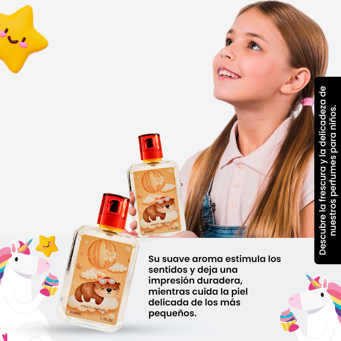ECORINCIA – PERFUME INFANTIL SUAVE – FRUITY PARFUM ENSUEÑO – 50ML
