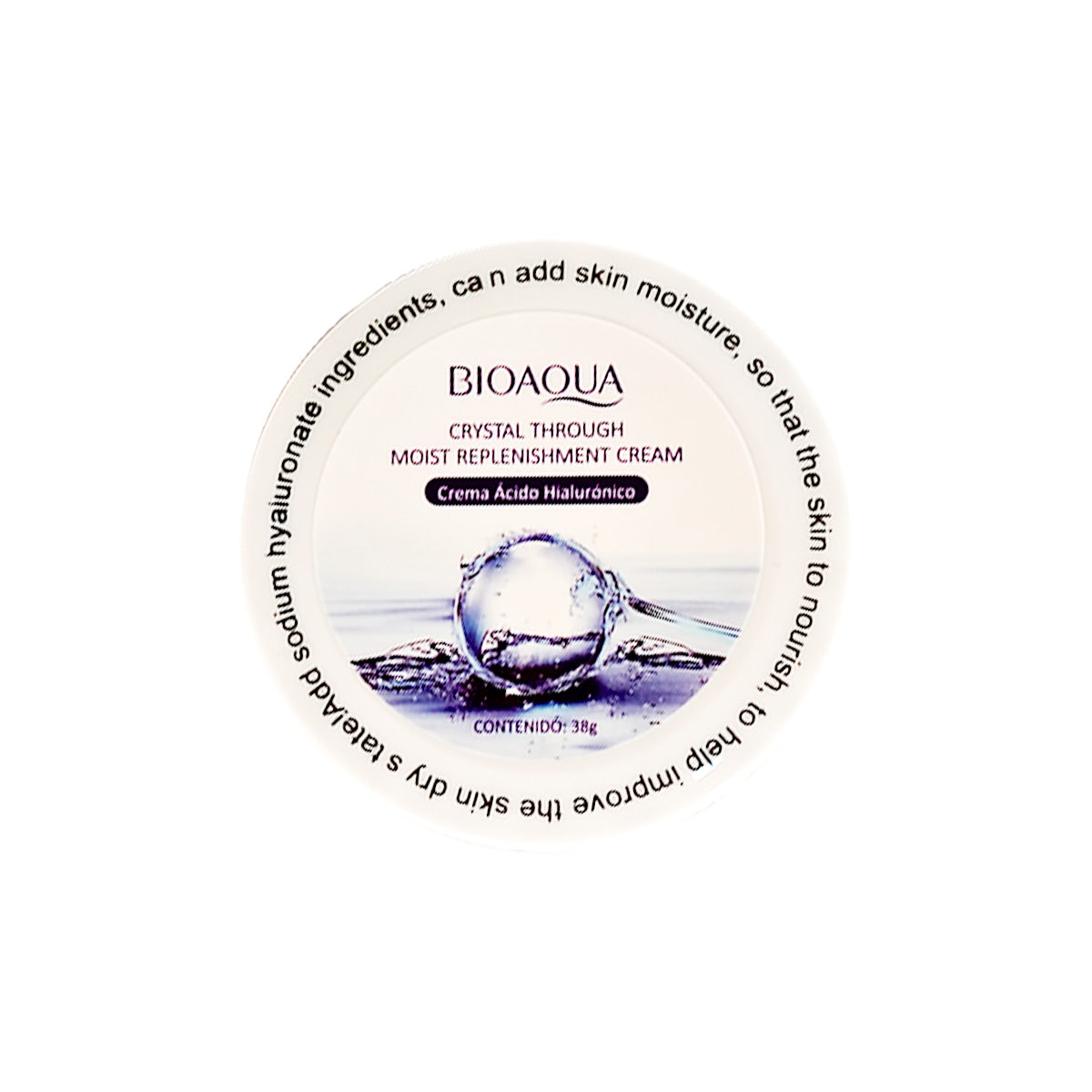 ¡liquidación! BIOAQUA Crema de Ácido Hialurónico Corporal – Hidratante – 38g