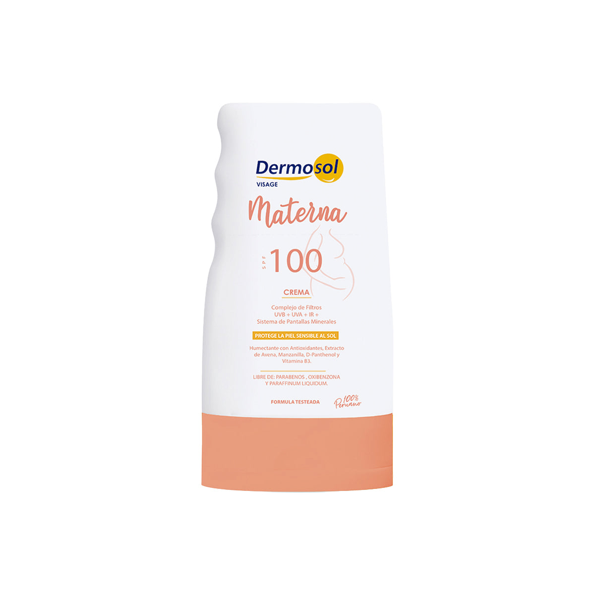 Dermosol Crema Protector Solar Materna SPF 100 – Protección Segura para Embarazo – 60g