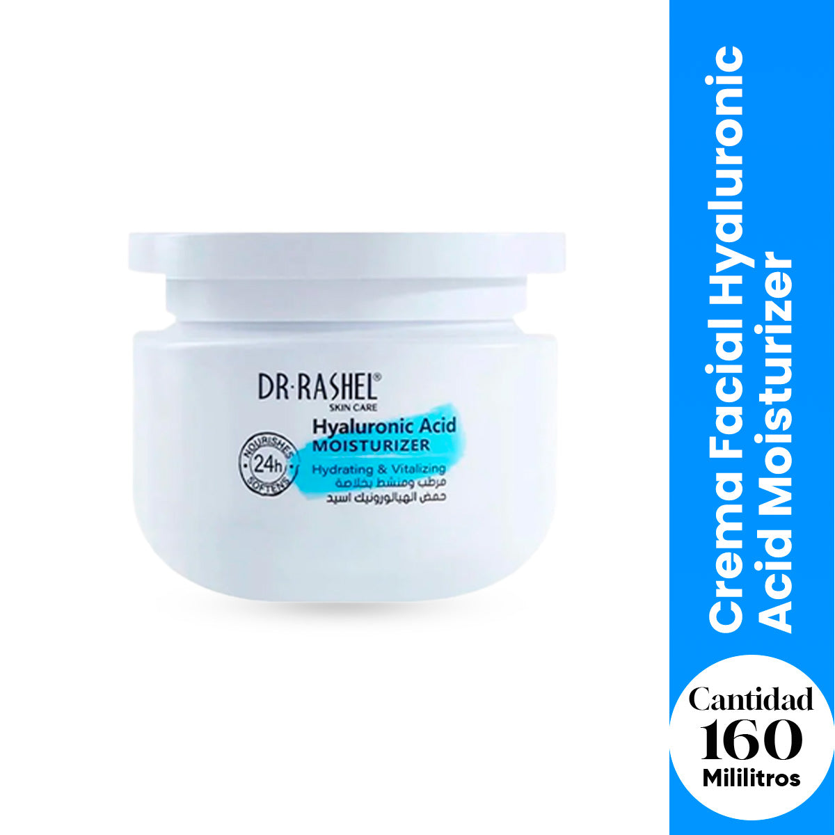 Dr. Rashel Crema Facial Hidratante – Ácido Hialurónico – 160g