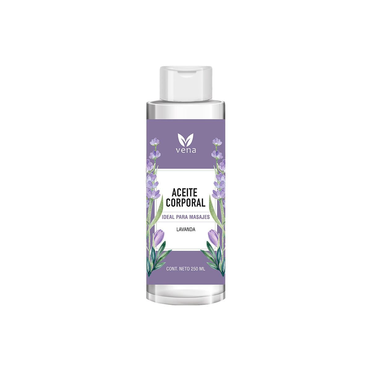 VENA – ACEITE CORPORAL DE LAVANDA – HIDRATACIÓN Y RELAJACIÓN – 250ML