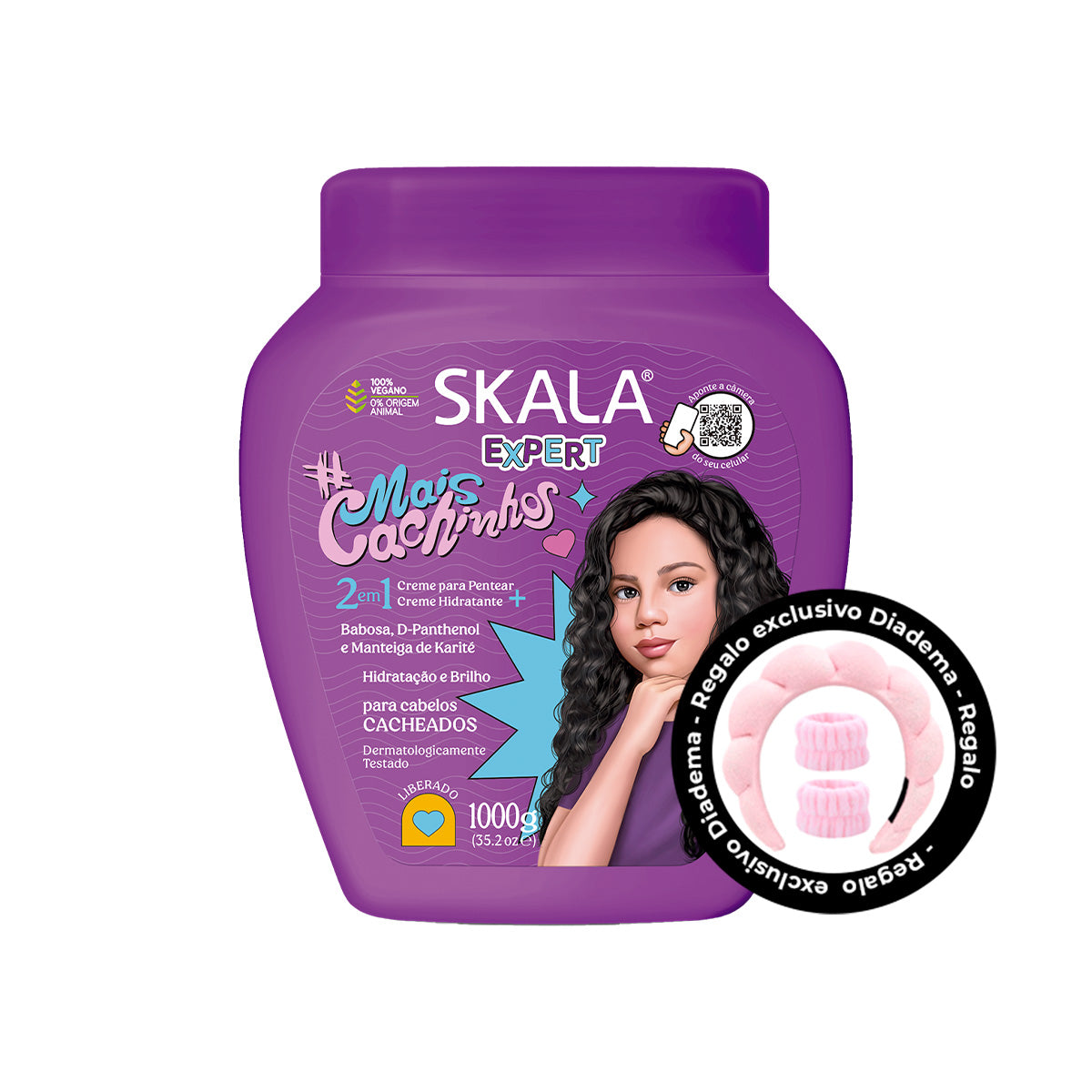 Tratamiento Capilar Mais Cachinhos Skala Expert + R. DIADEMA Y MUÑEQ.
