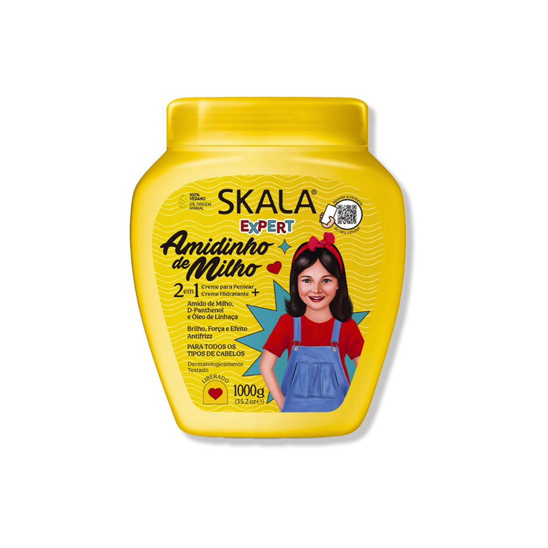 Skala Crema de Tratamiento Capilar Kids – Amidinho de Milho 1000g