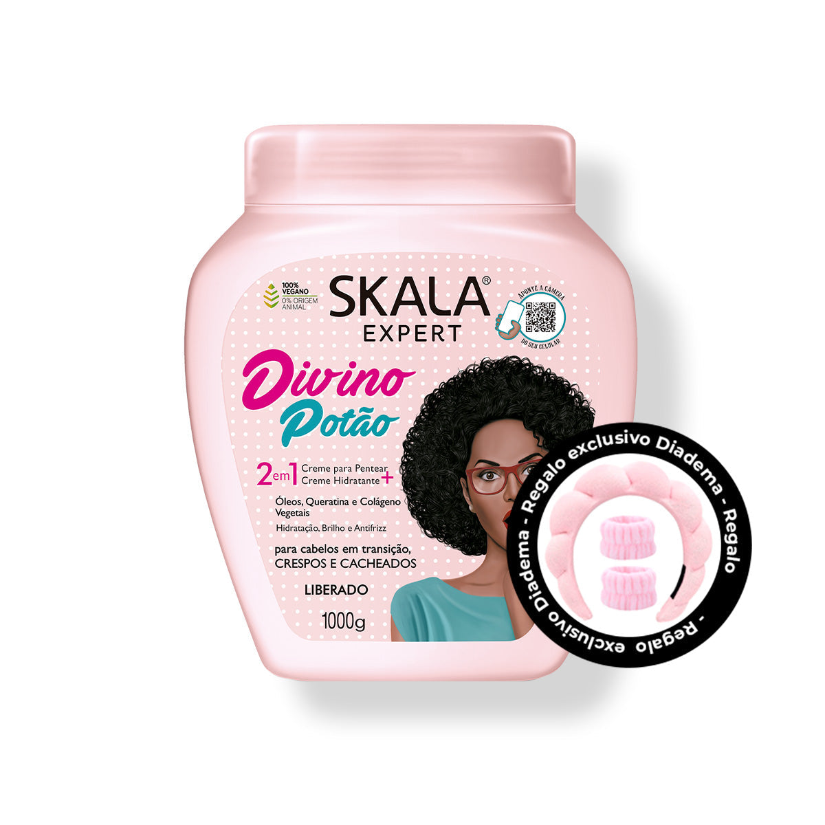 CREMA DE DIVINO POTAO 1000G SKALA + REGALO DIADEMA Y MUÑEQUERAS