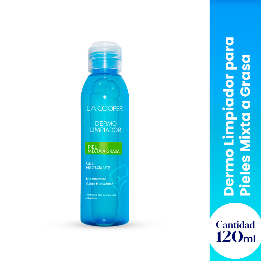 Dermo Limpiador para pieles mixta a grasa 120ml - La Cooper