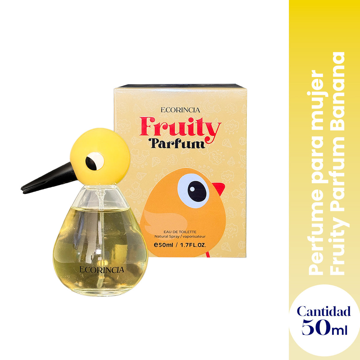 ¡LIQUIDACIÓN! Fruity Perfum Banana ECORINCIA 50ML