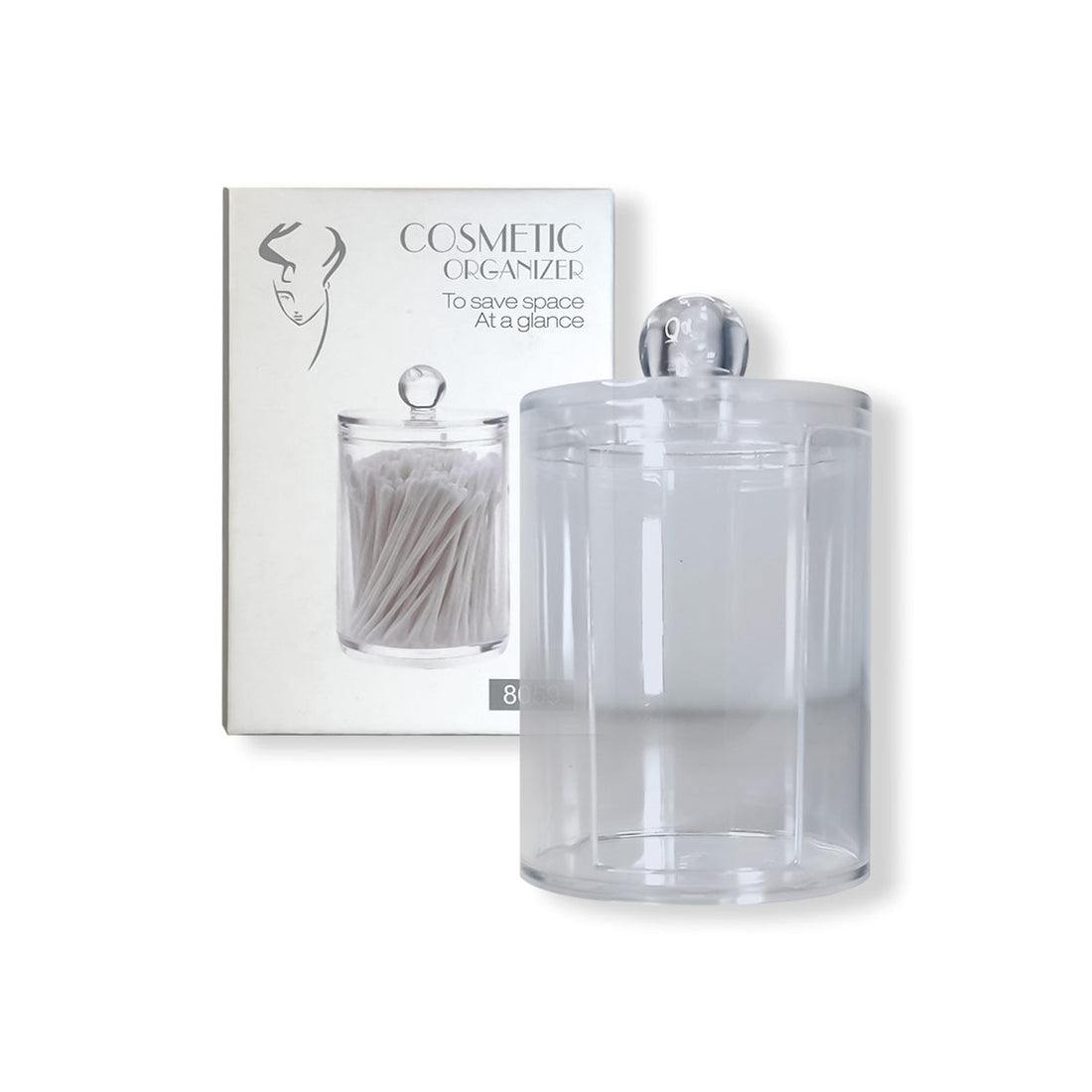 Dispensador de Almohadillas de Algodón - Genérico