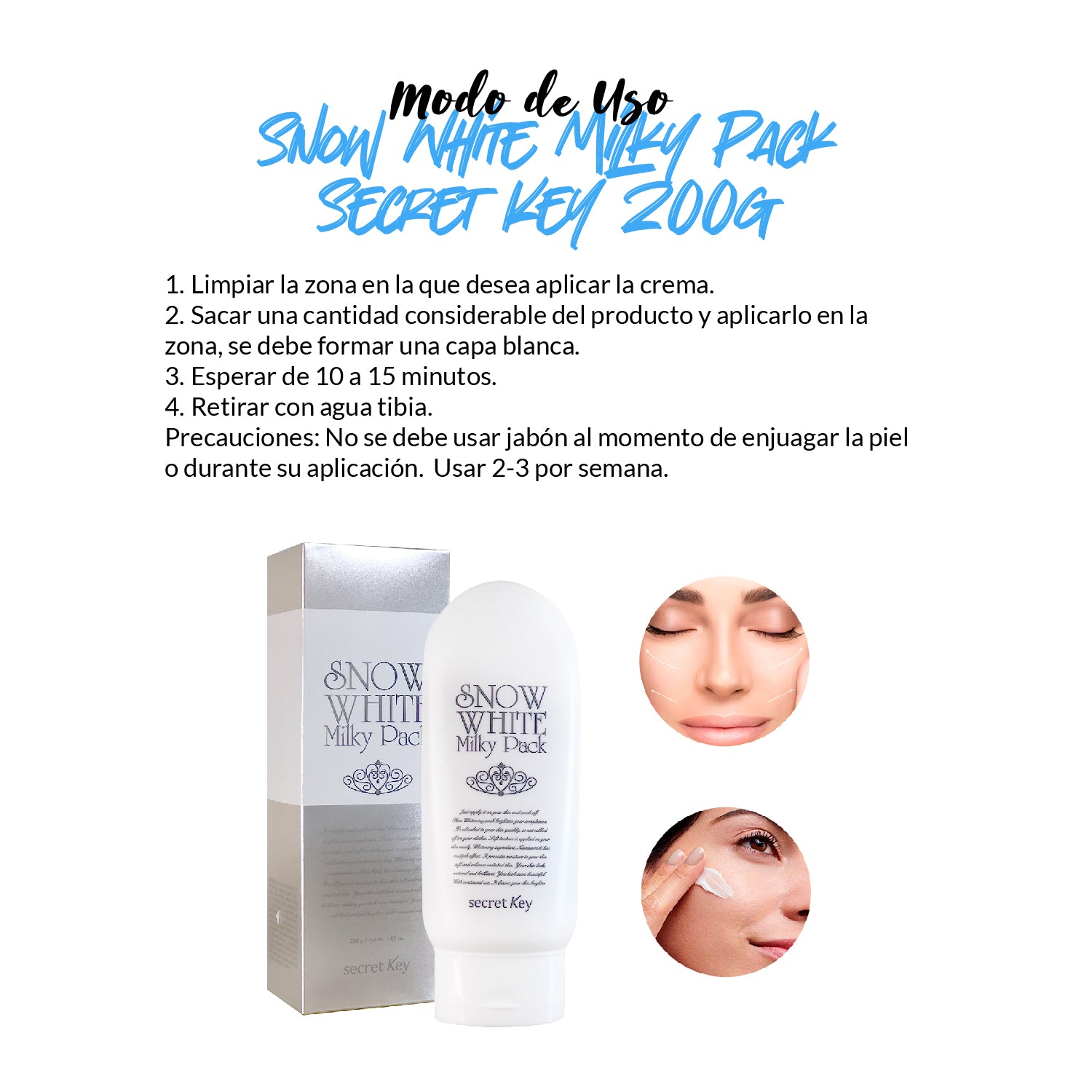 Snow White Milky Pack 200gr