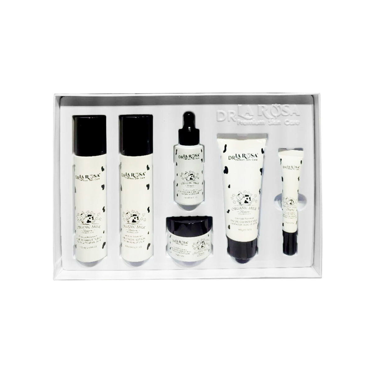 Set Skin Care Premiun de Leche 6 piezas Dr la Rosa