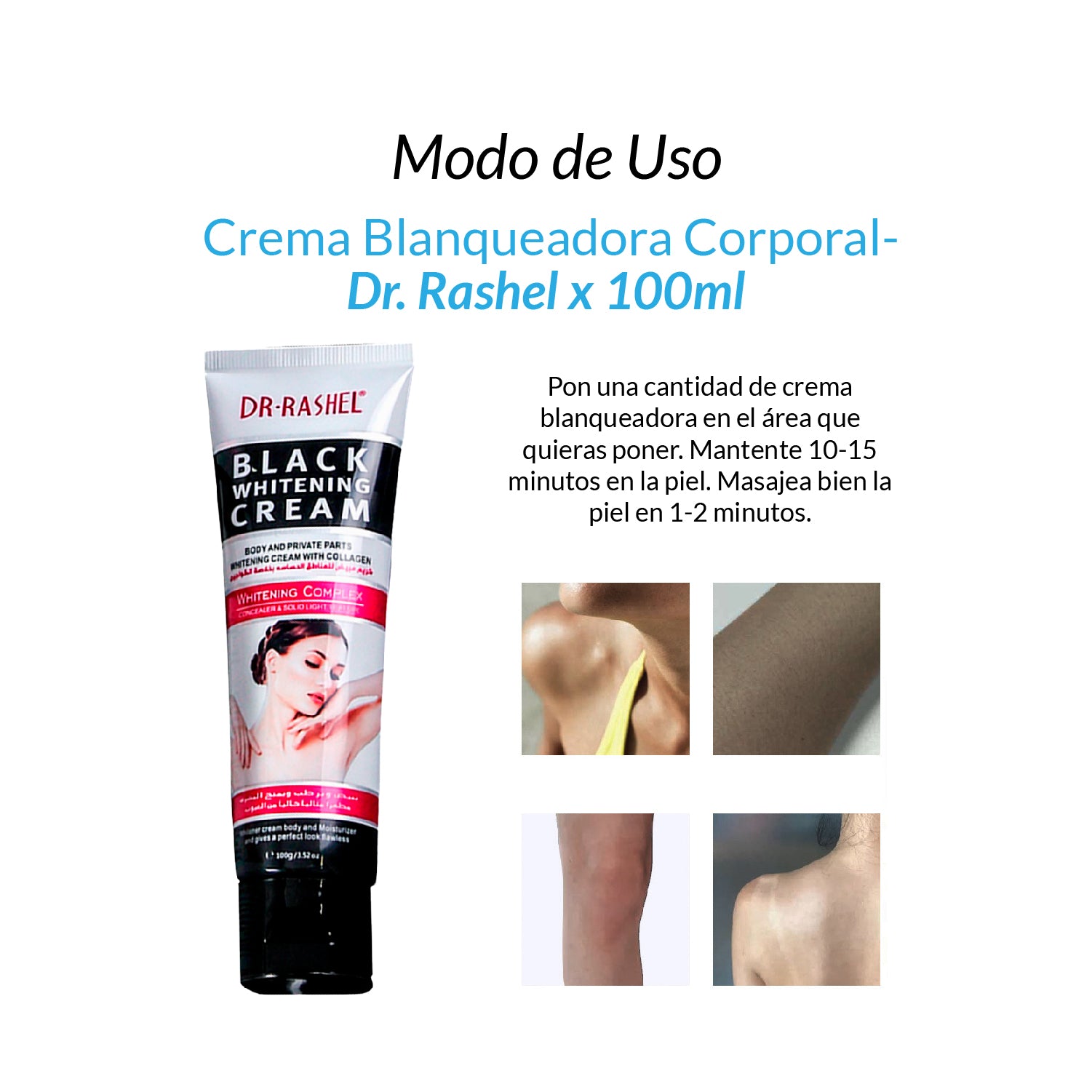 Dr Rashel Crema Blanqueadora Corporal 100 gr