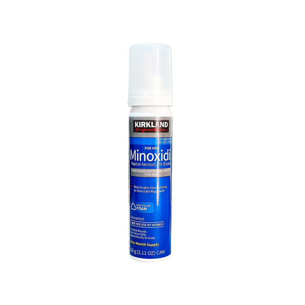 1 Minoxidil Espuma Kirkland + 1 Derma Roller 0.50 mm