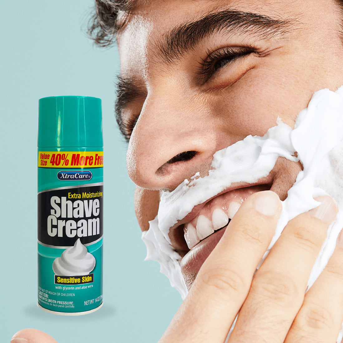 Crema de Afeitar xtracare 396 gr - para piel sensible
