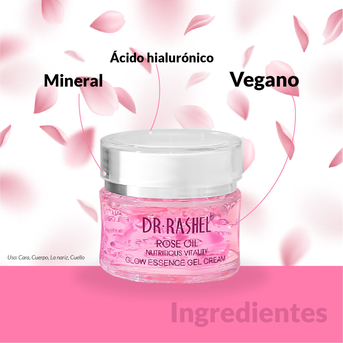 Dr. Rashel Crema Gel de Aceite de Rosas – Hidratación – 50g