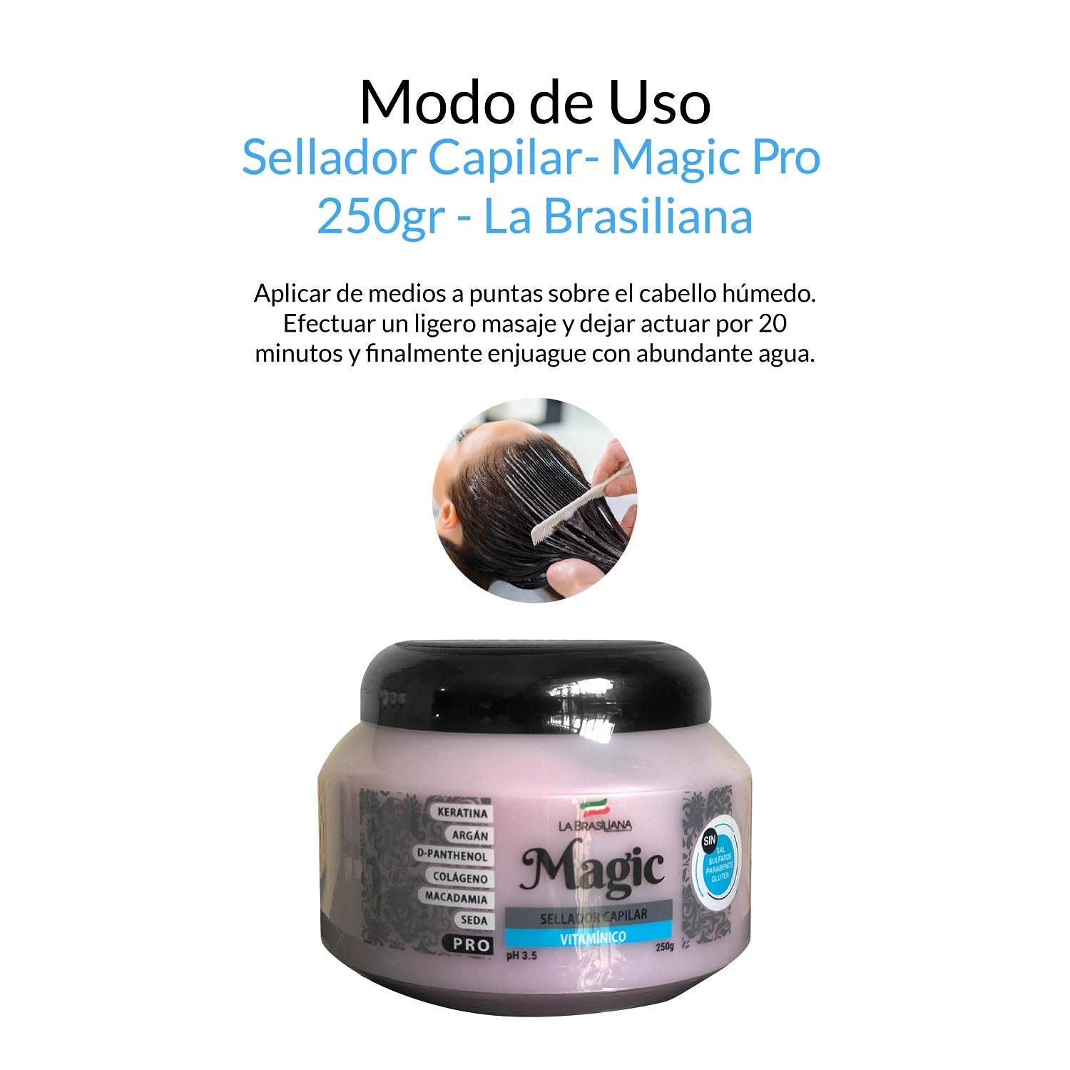 Sellador Capilar- Magic Pro 250gr - La Brasiliana
