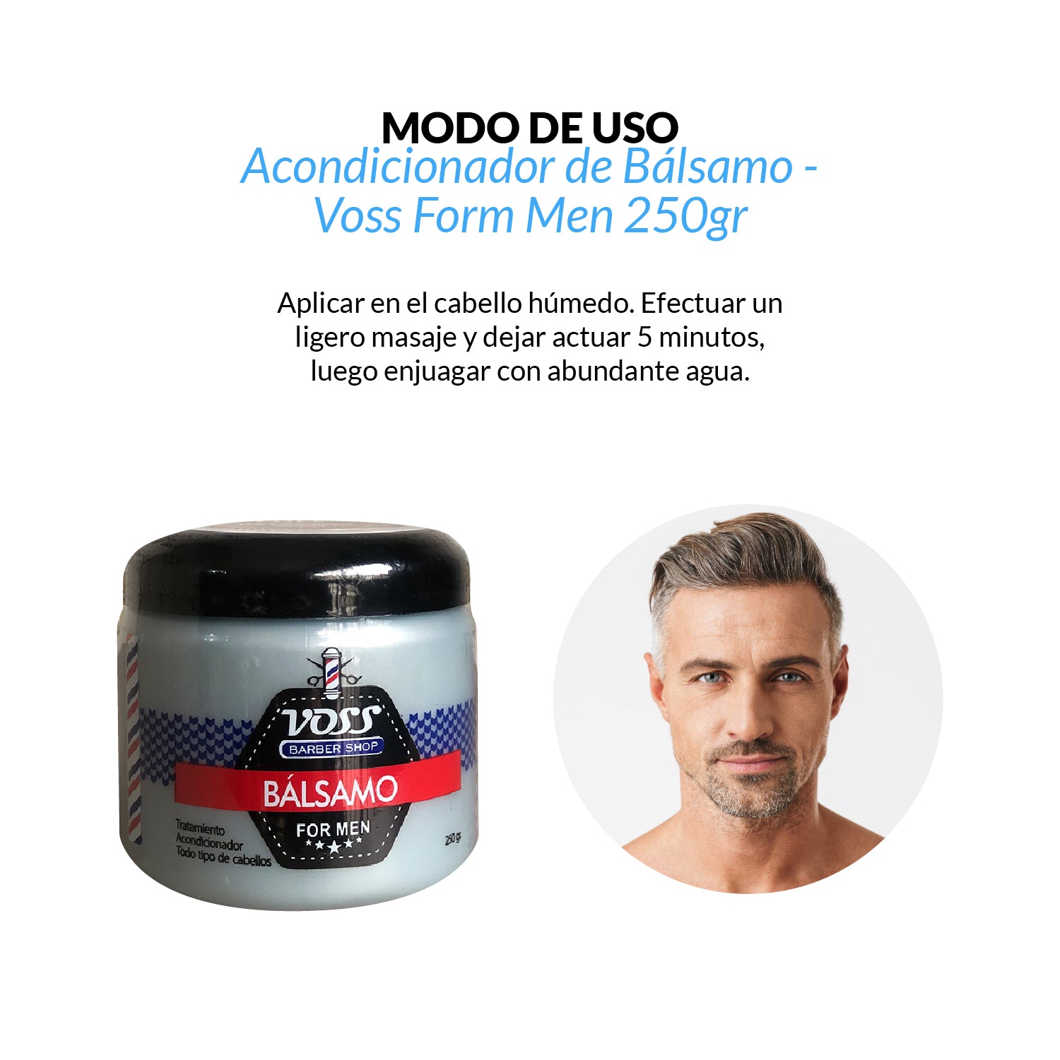 Acondicionador de Bálsamo - Voss Form Men 250gr