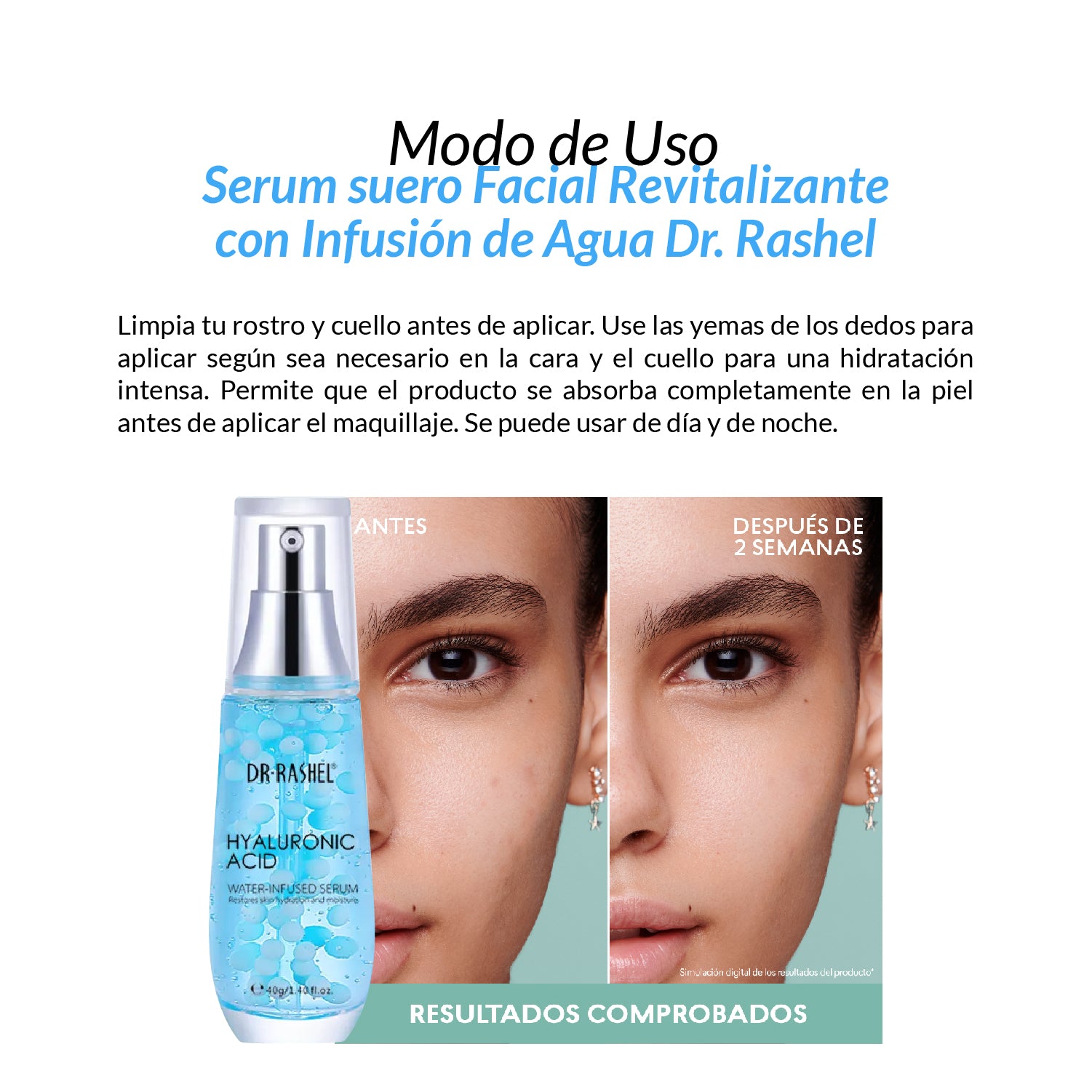 Dr. Rashel Hyaluronic Acid Suero Con Infusión De Agua 40g