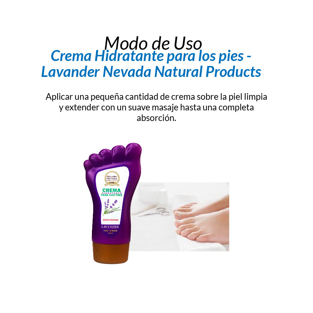 Crema Hidratante para los pies - Lavander 120ml