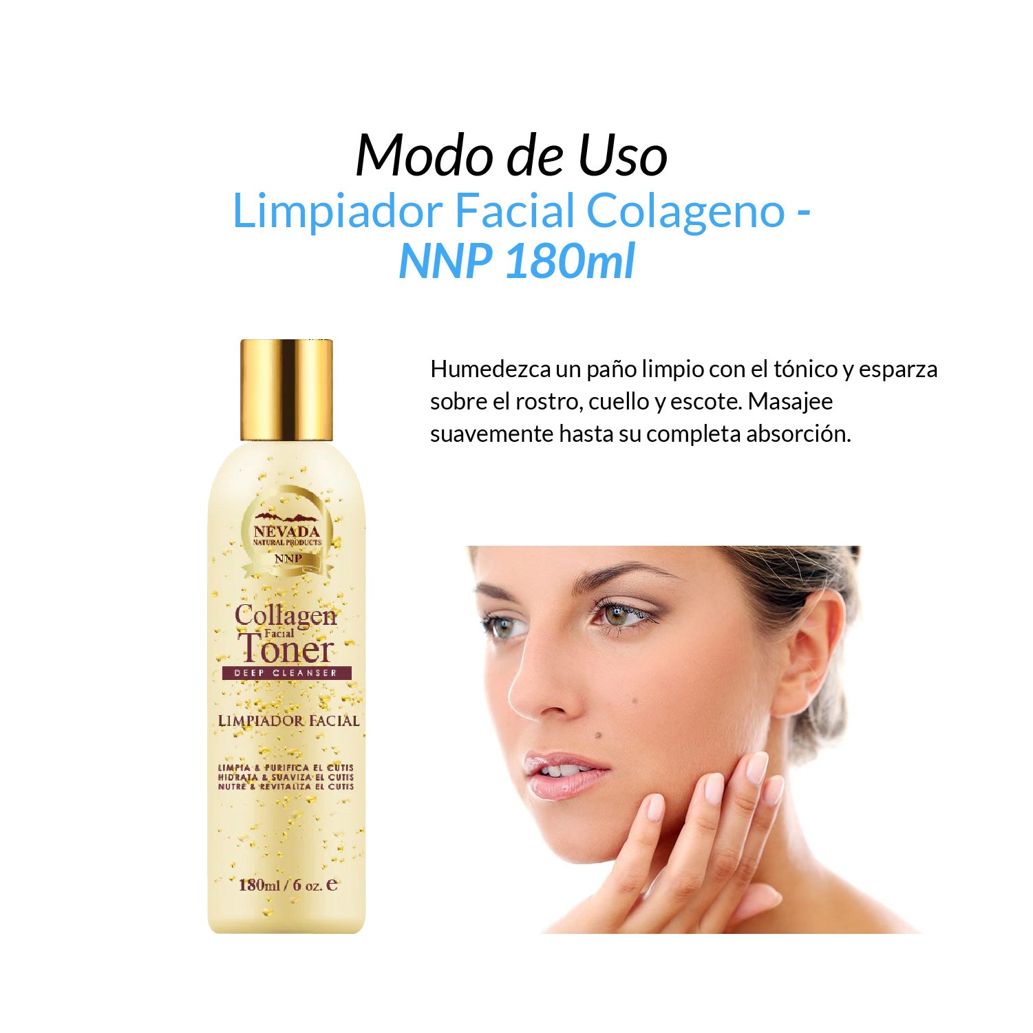 Limpiador Facial Colageno 180ml