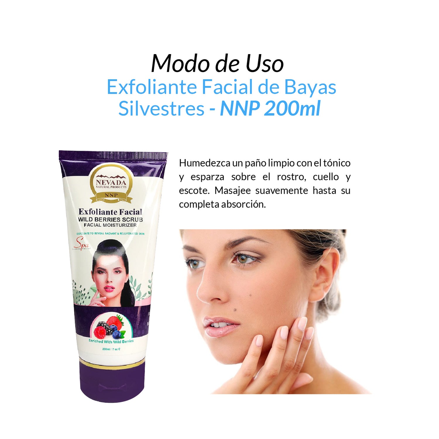 Exfoliante Facial de Bayas Silvestres 200ml