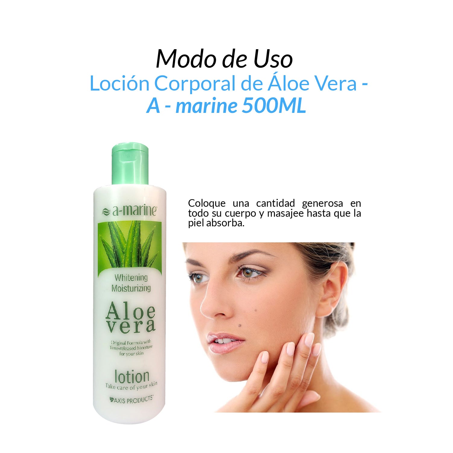 Loción Corporal de Aloe Vera 500ml