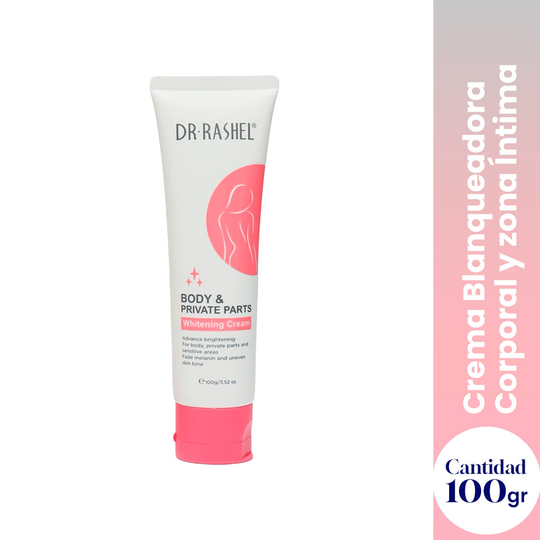 Liquidación! Dr. Rashel Crema Blanqueadora Corporal y para Zonas Íntimas – – 100g