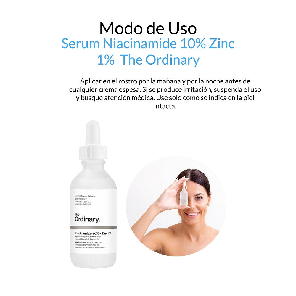Serum Ácido Hialurónico Dr. Rashel + Niacinamide 10% Zinc 1% The Ordinary 30ml
