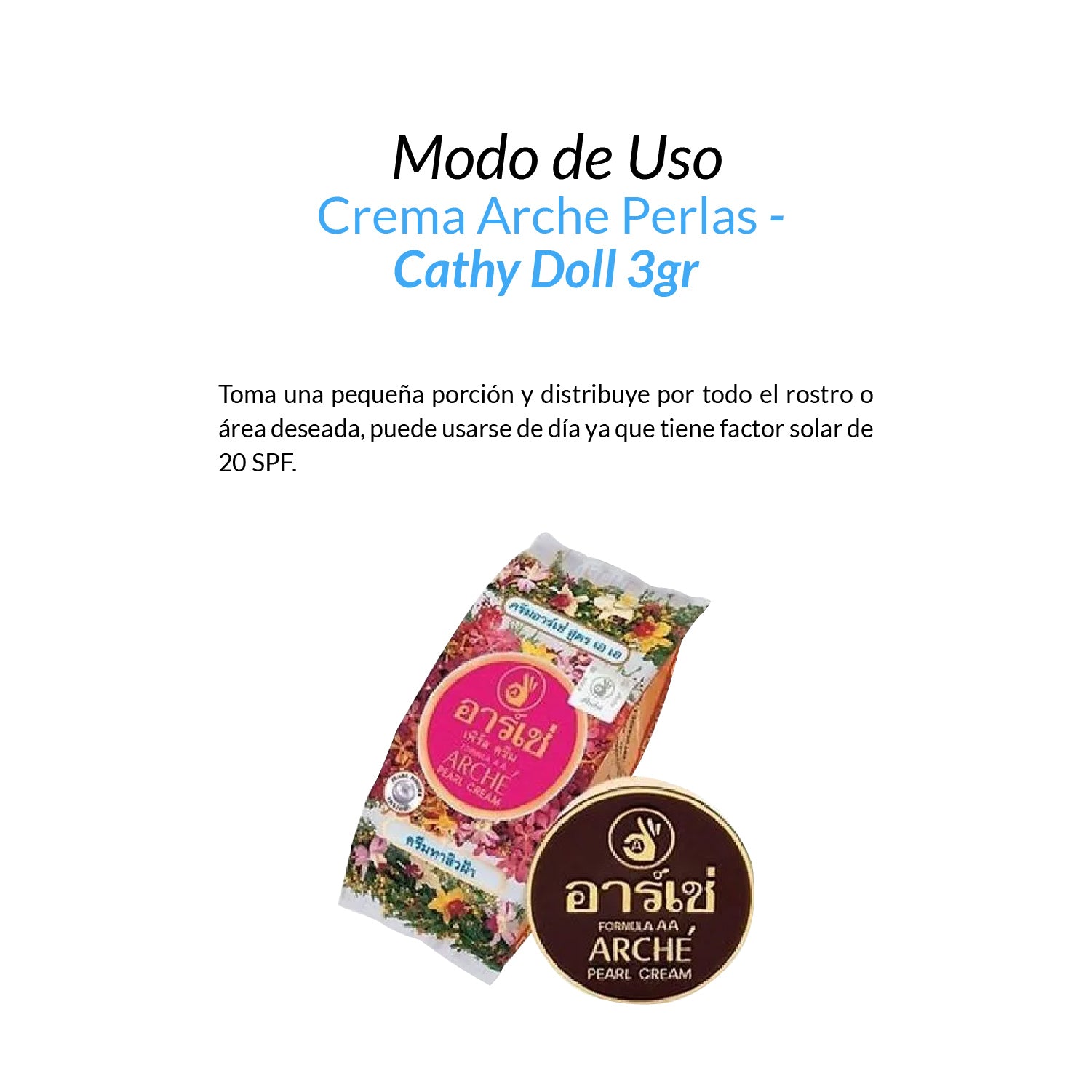 Crema Arche Perlas - Cathy Doll 3gr