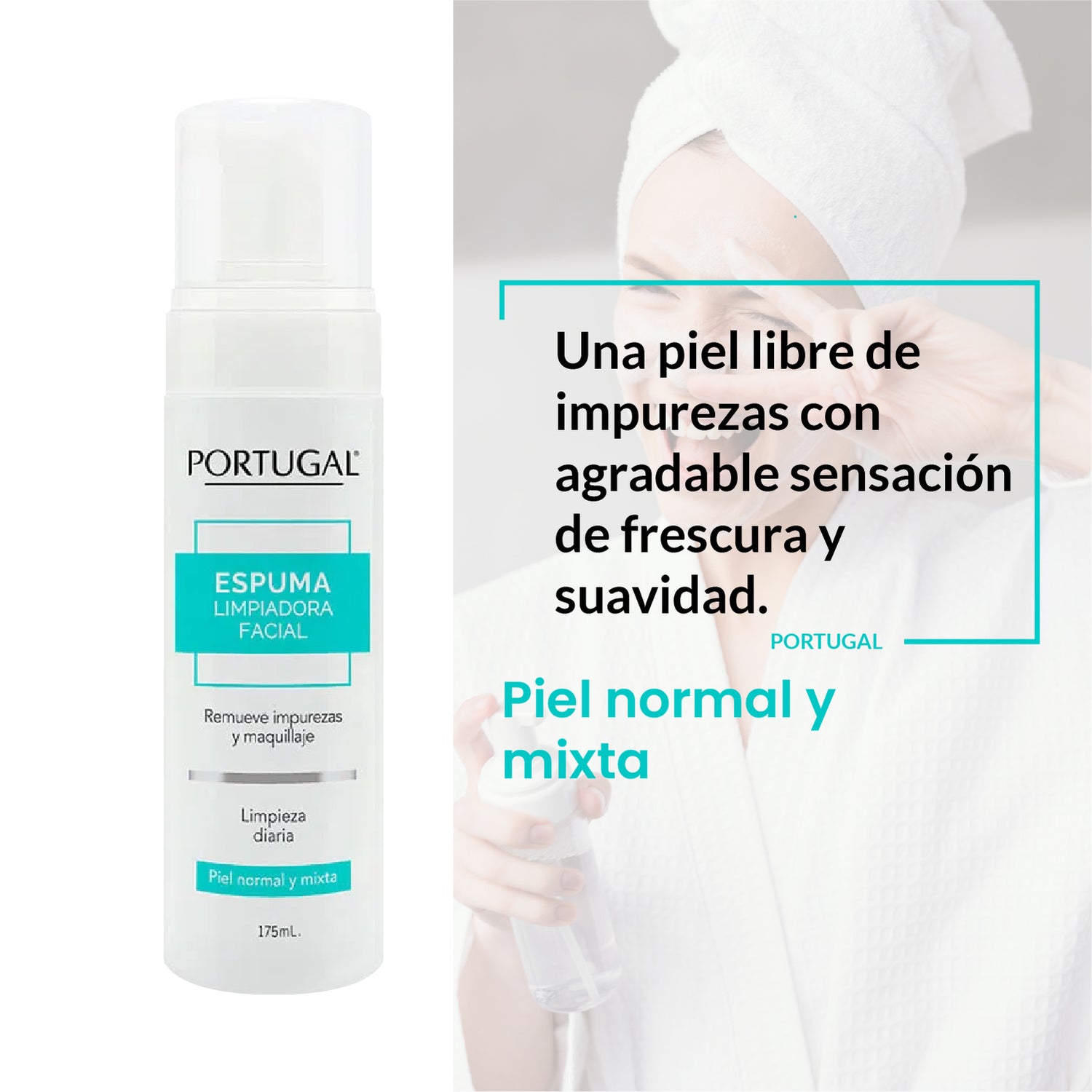Espuma Limpiador Facial - Portugal 175ml