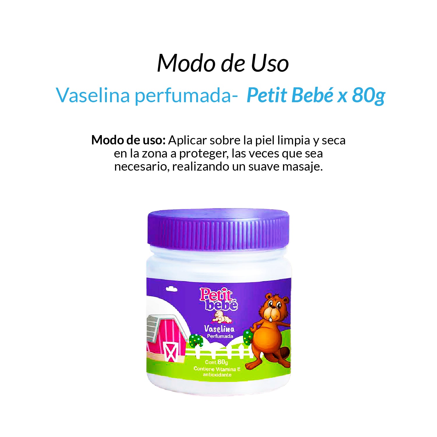 Vaselian Perfumada Petit Bebé x 80g