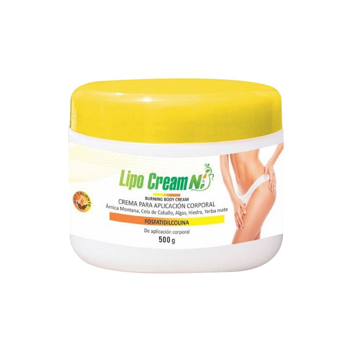 Crema Corporal Quemador Tapa Amarilla - Lipo Cream Ni x 500g