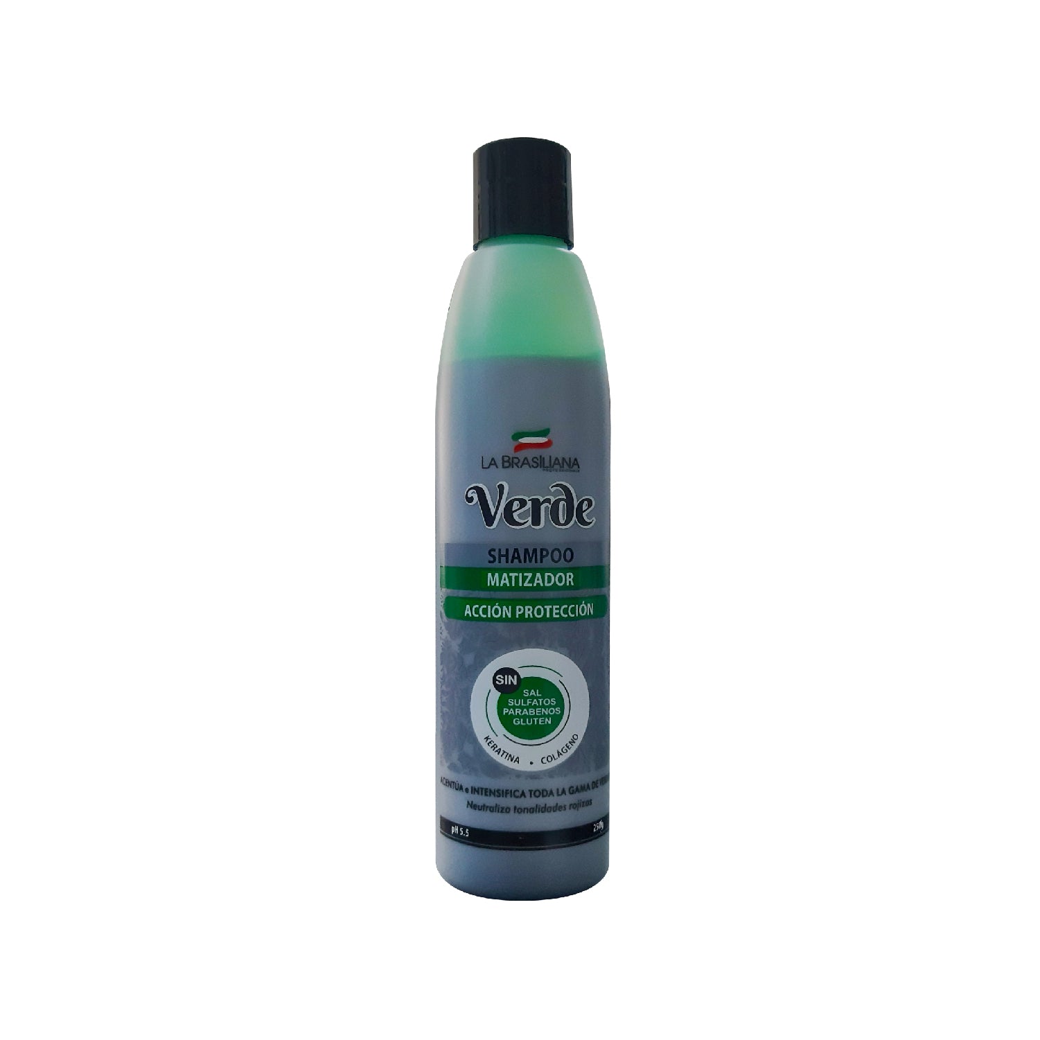 La Brasiliana Shampoo Matizador Verde – Acción Protección 250g