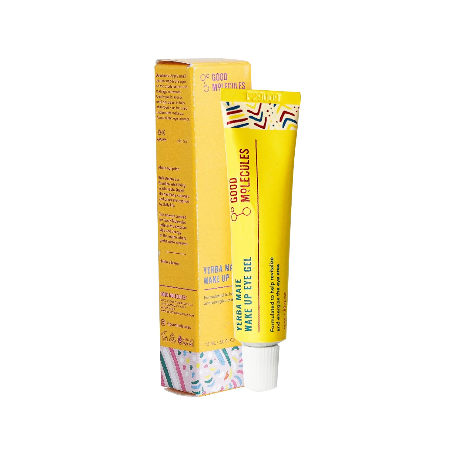 Contorno De Ojos Yerba Mate Wake Up Eye Gel - Good Molecules 15ml