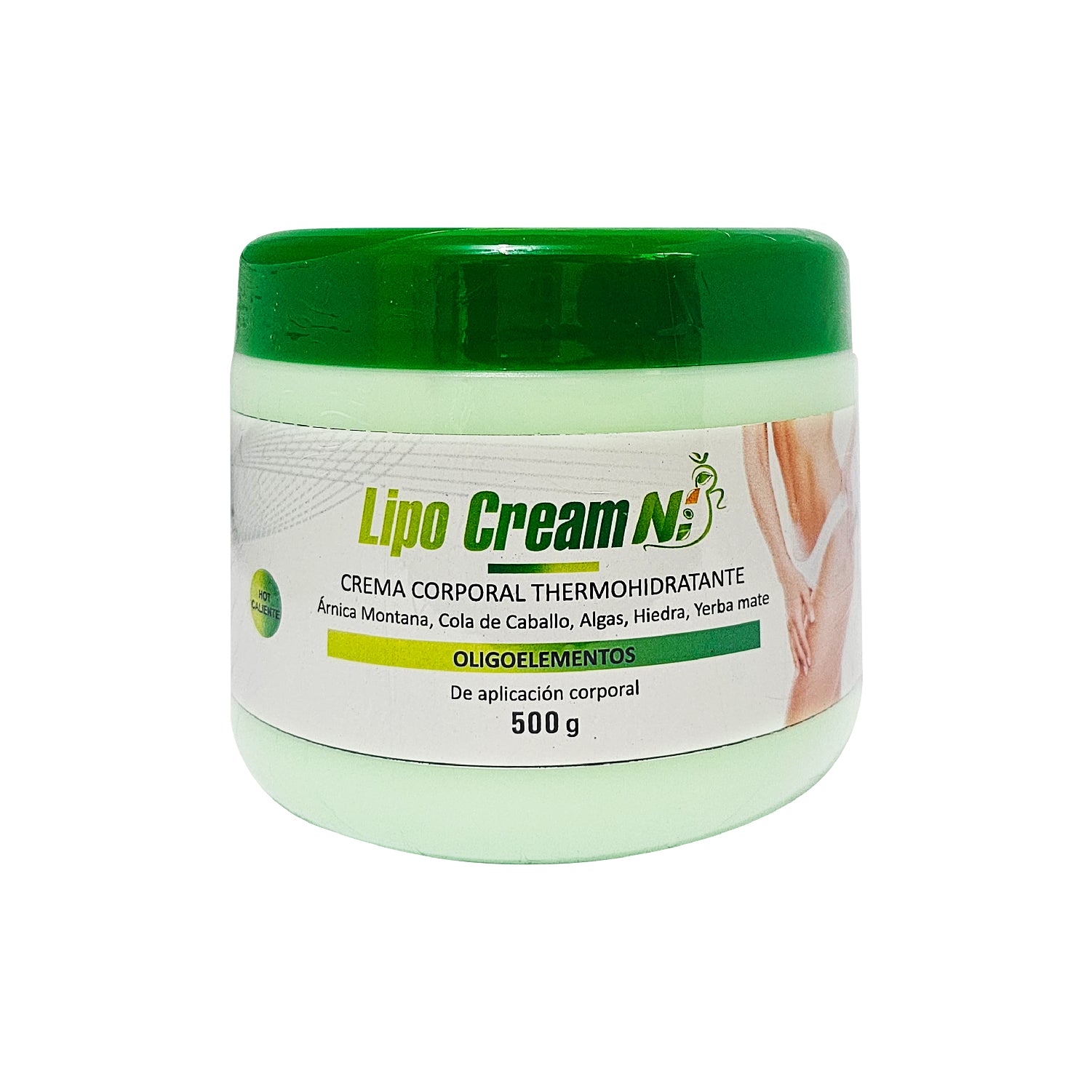 Crema Corporal Thermohidratante Tapa Verde- Lipo Cream Ni 500gr