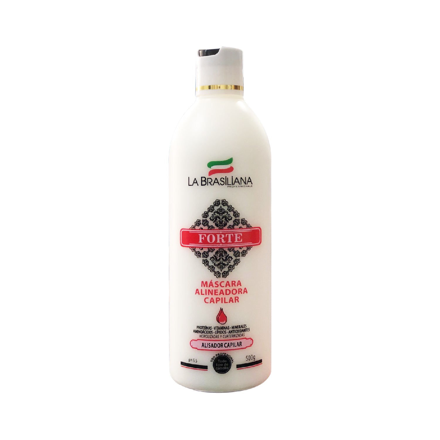 Mascara Alineadora Capilar Forte La Brasiliana 500Gr