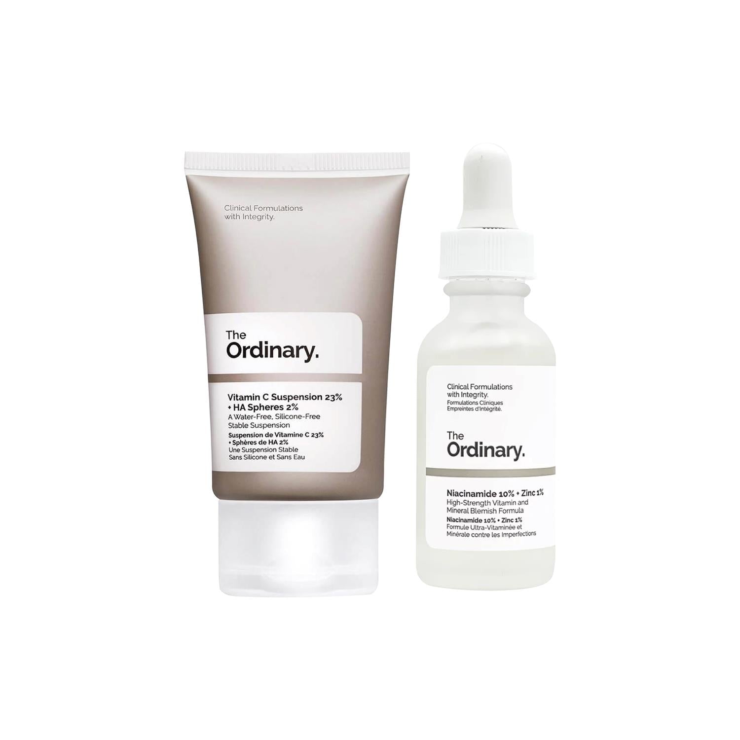 Vitamina C Suspension 23% 30ml + Niacinamide 60ml - The ordinary