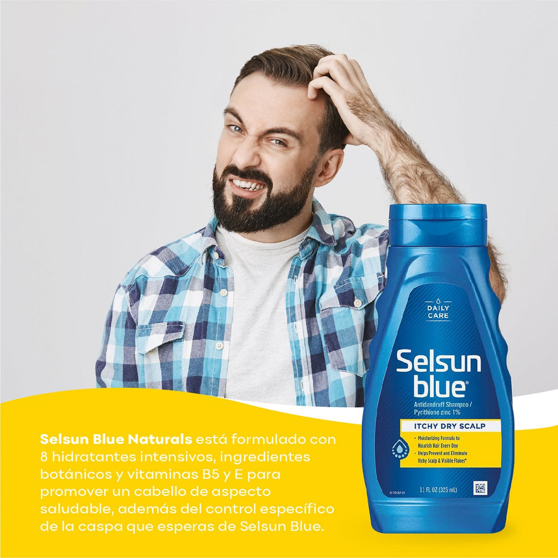 Shampoo Anticaspa piritiona de zinc 1% - Selsun Blue